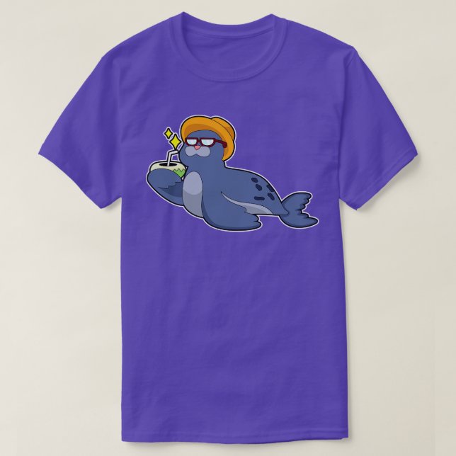 Seal with Coconut T-Shirt (Design Front)