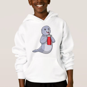 Seal with Drinking cup
