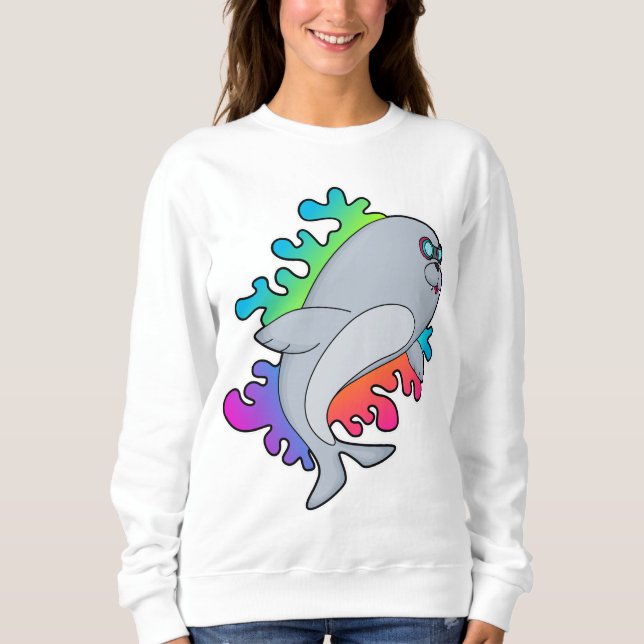 Seal with Glasses Sweatshirt (Front)