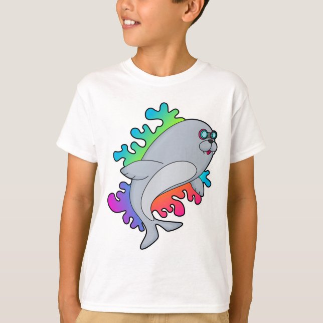 Seal with Glasses T-Shirt (Front)