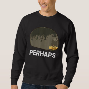 Seal With Hands Crossed Perhaps Cute Seal Dank Mem Sweatshirt