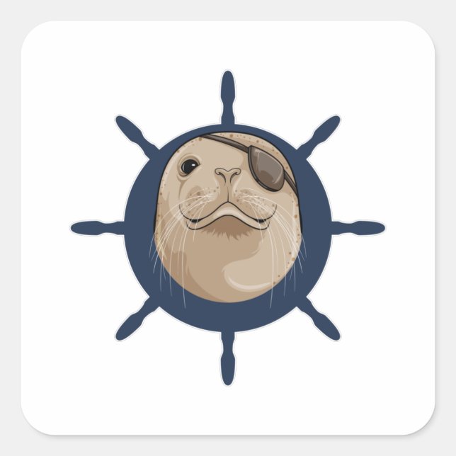 Seal with Ship rudder (Front)