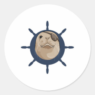 Seal with Ship rudder