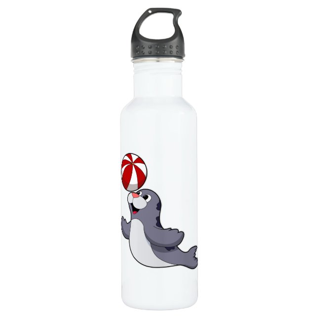 Seal with Water polo 710 Ml Water Bottle (Front)