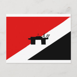 Sealand flag postcard