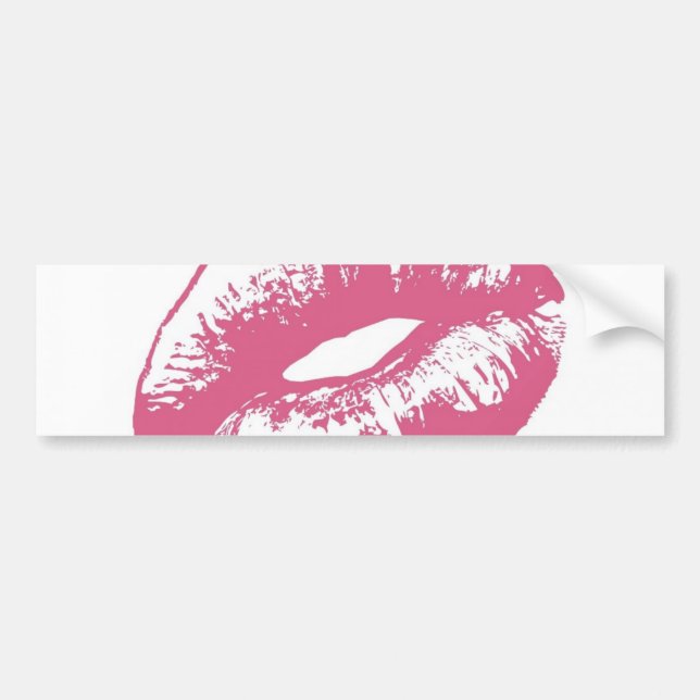 Sealed with a Kiss Bumper Sticker (Front)