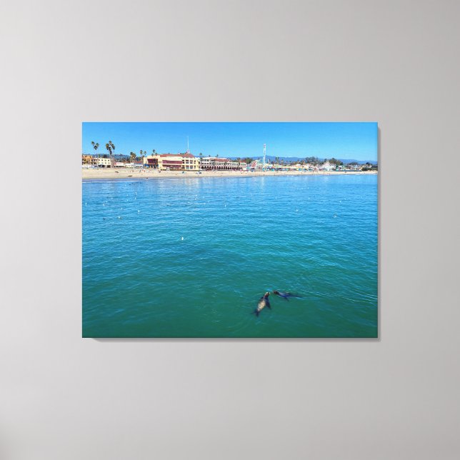 Sealed With a Kiss Canvas Print (Front)