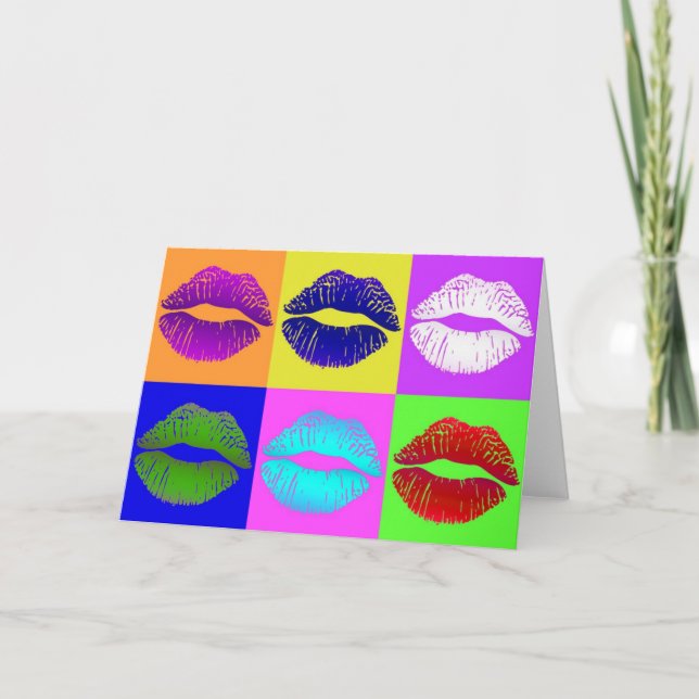 Sealed with a kiss card (Front)