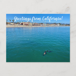 Sealed with a Kiss: Greetings from California! Postcard