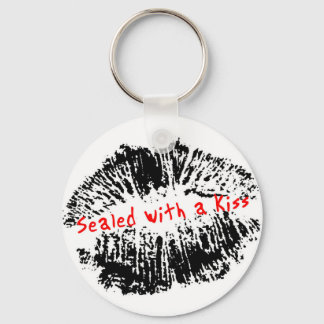 Sealed with a Kiss Keychain