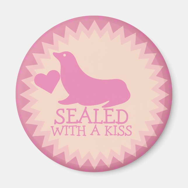 Sealed With A Kiss Magnet (Front)