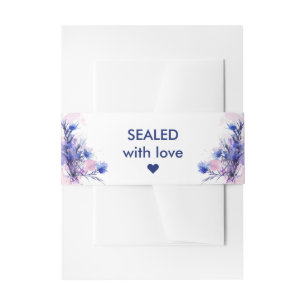 💍Sealed with Love Cornflower Reverie Invitation Belly Band
