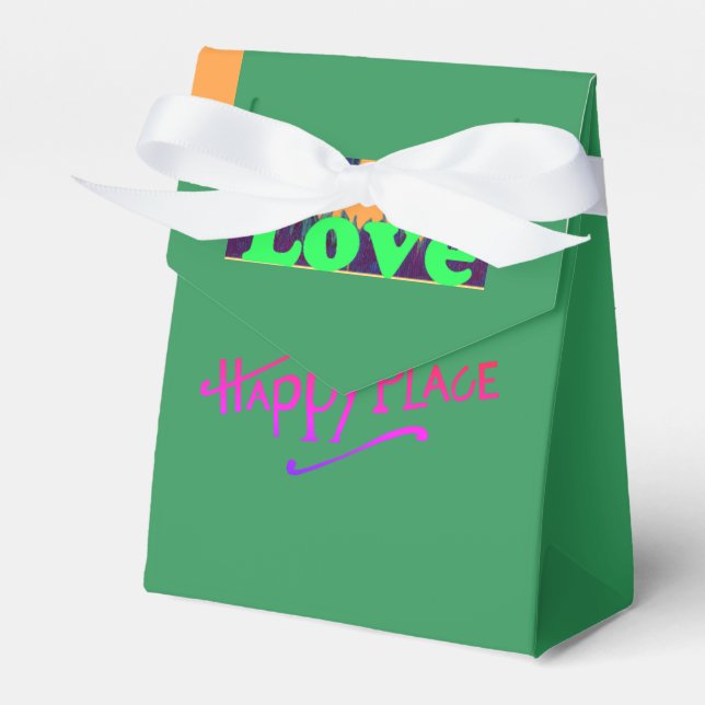 Sealed With Love, You are my Happy Place Favor Box (Front Side)