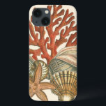 Sealife Collection iPhone 13 Case<br><div class="desc">This art print displays sharp, vivid images with a high degree of colour accuracy. Get your sealife collection today in this vintage print. It beautiful red coral reef and lovely starfish will go great on any product.</div>