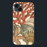 Sealife Collection iPhone 13 Case<br><div class="desc">This art print displays sharp, vivid images with a high degree of colour accuracy. Get your sealife collection today in this vintage print. It beautiful red coral reef and lovely starfish will go great on any product.</div>