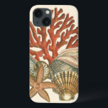 Sealife Collection iPhone 13 Case<br><div class="desc">This art print displays sharp, vivid images with a high degree of colour accuracy. Get your sealife collection today in this vintage print. It beautiful red coral reef and lovely starfish will go great on any product.</div>
