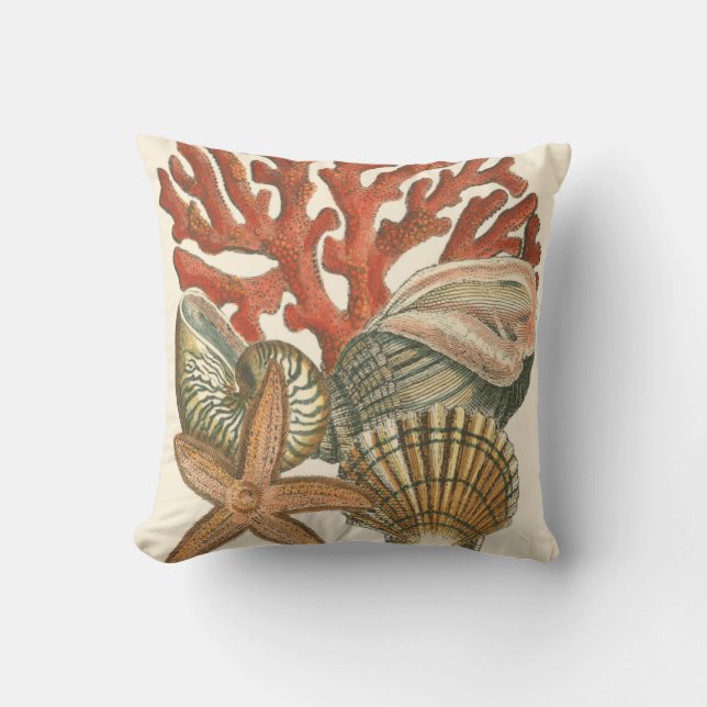 Sealife Collection Throw Pillow (Front)
