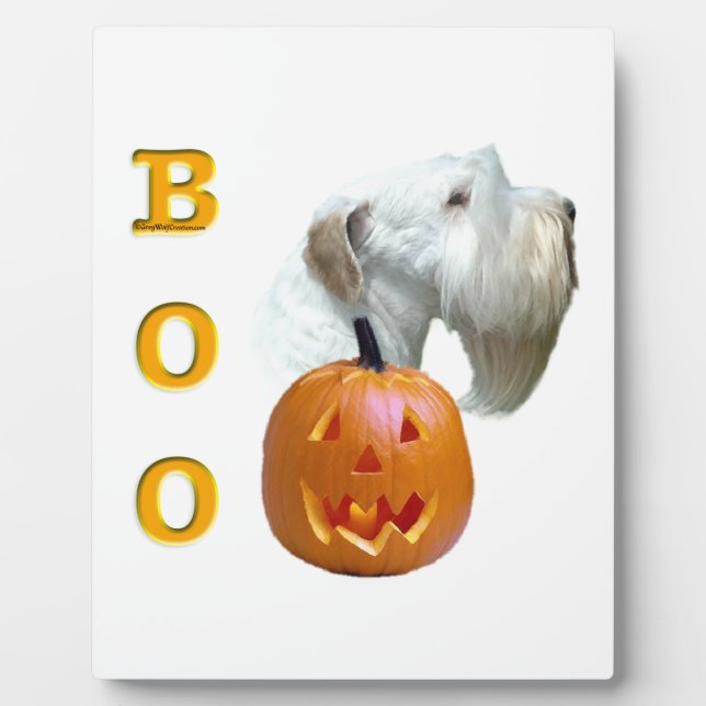Sealyham Terrier Boo Plaque (Front)