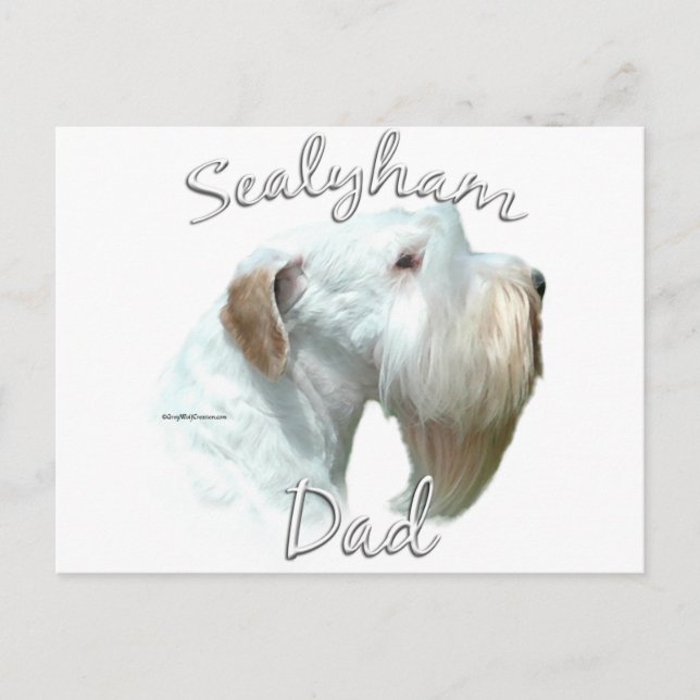 Sealyham Terrier Dad 2 Postcard (Front)