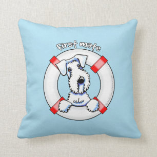 Sealyham Terrier First Mate Throw Pillow