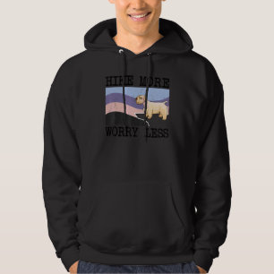 Sealyham Terrier Hike More Worry Less Graphic Hiki Hoodie