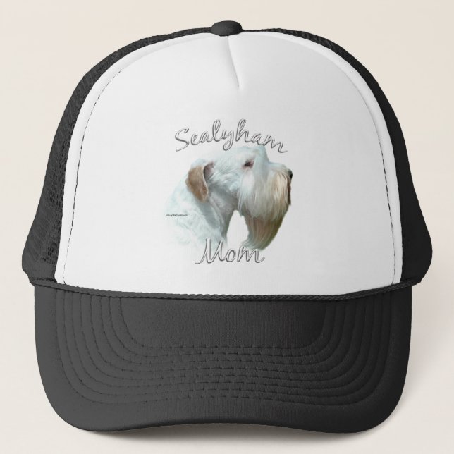 Sealyham Terrier Mom 2 Trucker Hat (Front)