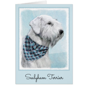 Sealyham Terrier Painting - Cute Original Dog Art