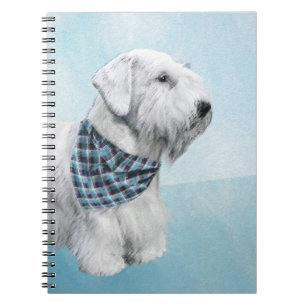 Sealyham Terrier Painting - Cute Original Dog Art Notebook