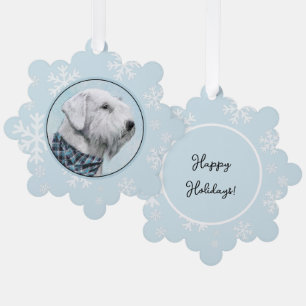Sealyham Terrier Painting - Cute Original Dog Art Ornament Card
