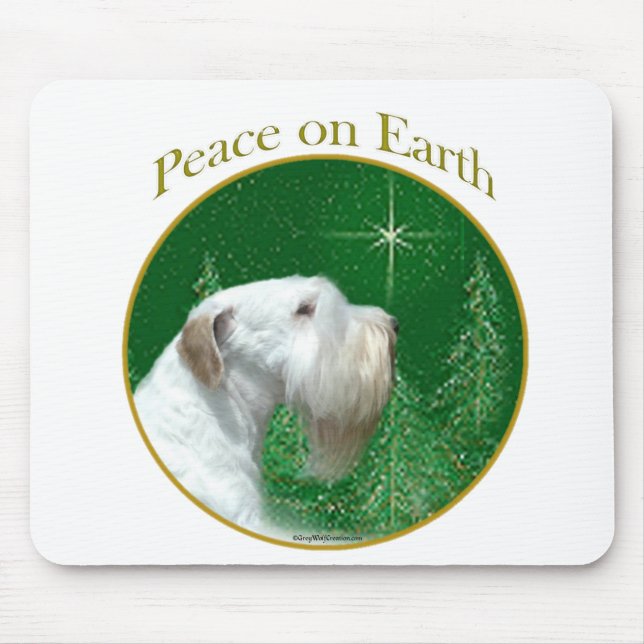 Sealyham Terrier Peace Mouse Pad (Front)