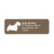 Sealyham Terrier Silhouette Dog Return Address