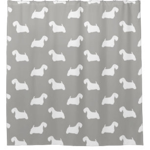 Sealyham Terrier Silhouettes Pattern