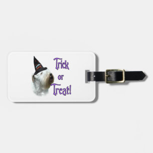 Sealyham Terrier Trick or Treat Luggage Tag