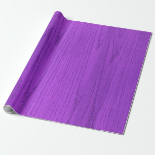 SEAM MATCHES: Woodgrain Purple Wrapping Paper