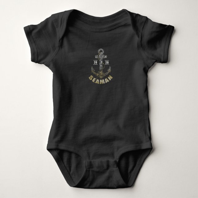 Seaman 2020 baby bodysuit (Front)