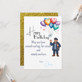 Seaman's Birthday Card