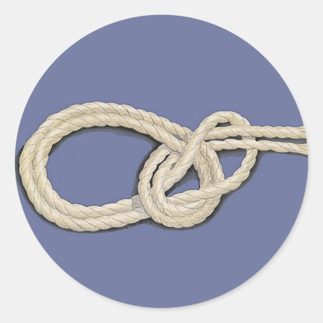 Seamen's Knots Classic Round Sticker (Front)