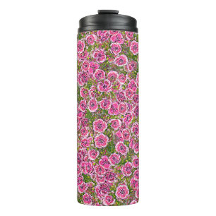 seamless abstract background. factory textile flow thermal tumbler