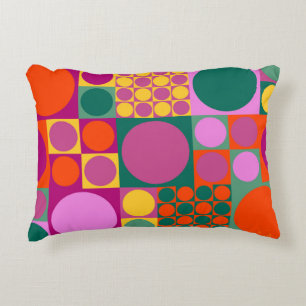 Seamless abstract geometric background pattern, r accent pillow
