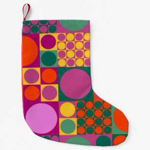 Seamless abstract geometric background pattern,  r small christmas stocking