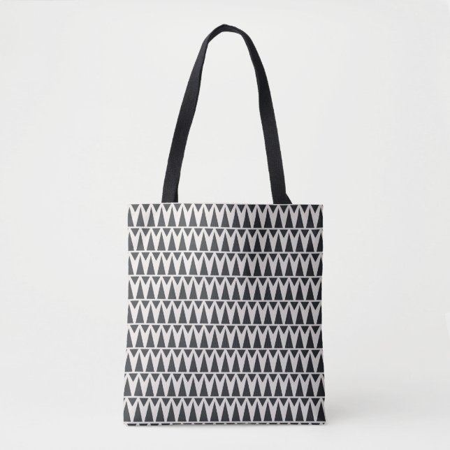 Seamless Abstract Geometric Modern Pattern Tote Bag (Front)