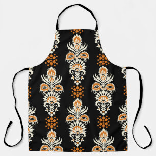 seamless abstract geometrical floral design apron