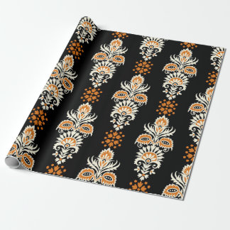 seamless abstract geometrical floral design wrapping paper