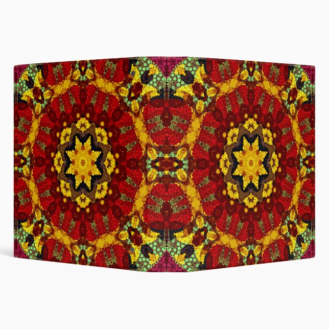 Seamless abstract geometrical round circle mandala binder (Background)