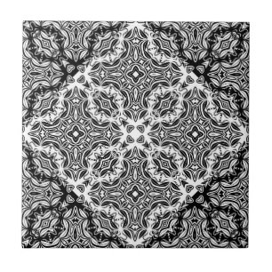 Seamless abstract lace romantic retro vintage whit tile