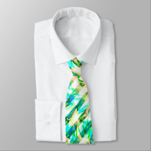 Seamless abstract modern brush stroke multicolor d tie
