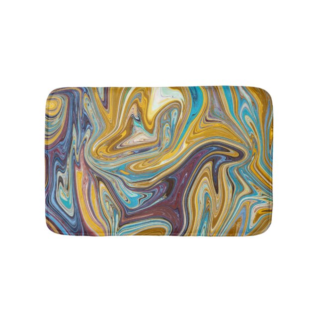 Seamless abstract pattern bath mat (Front)