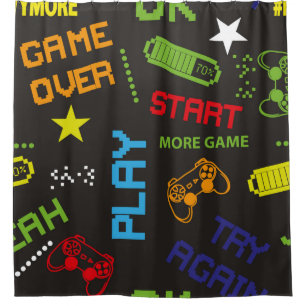 seamless abstract pattern in pixel game style. Wit