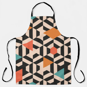 Seamless abstract pattern of geometric shapes. Geo Apron