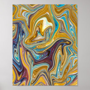 Seamless abstract pattern poster